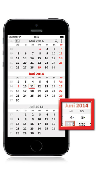 El primer calendario trimestral móvil
